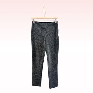 H&M Silver Glitter Trouser Pants (Sz S)